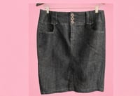 Image 4 of New Sz 18 (1X) Boom Jeans Dark Denim Skirt #271*1.5