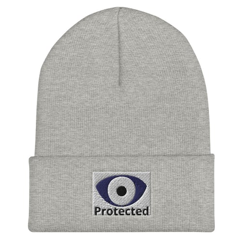 Image of Protected Embroidered Cuffed Beanie