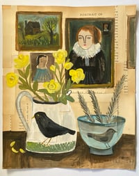 Image 1 of Portraits and yellow roses