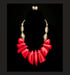 Image of Burnt Orange Beauty Necklace Set