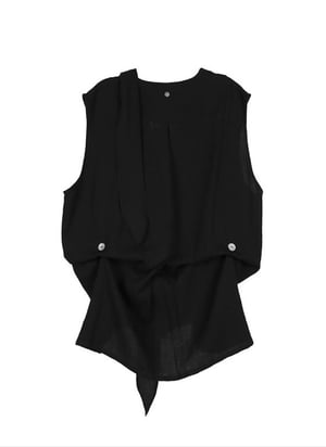 Image of ÆNRMÒUS - Coil Up Vest Jacket (Black)