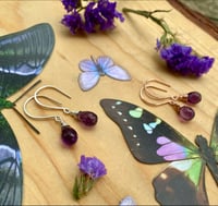 Image 8 of Simple Amethyst Earrings