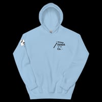 Image 3 of Yi Shu Hoodie (Gold and Sky Blue)
