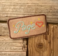 Image 1 of Phish hand stitch patch “ Page ”