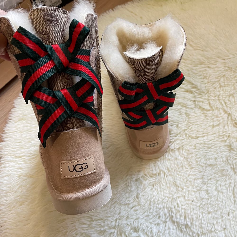 Gucci Bow Ugg boots