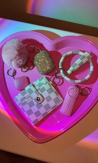 Image 1 of Pink LV Bluetooth Set 💕