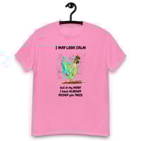 Image 1 of Unisex classic tee, Chicken Pecked Shirt | Funny Chicken Humor Graphic Tee