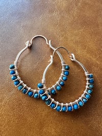 Image 1 of Lapis Lazuli Swing Earrings