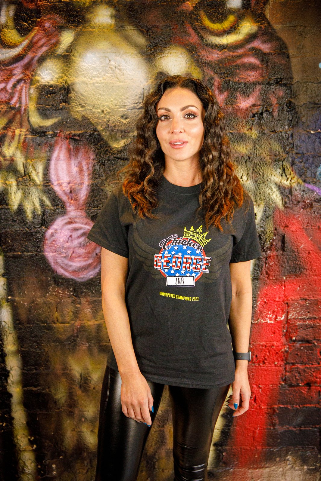 undisputed champions black T shirt Chicken George Jnr