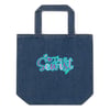 I'm a Sewist in Blue Organic denim tote bag