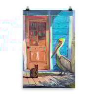 Image 1 of "Feathers and Fleas" Photo paper poster