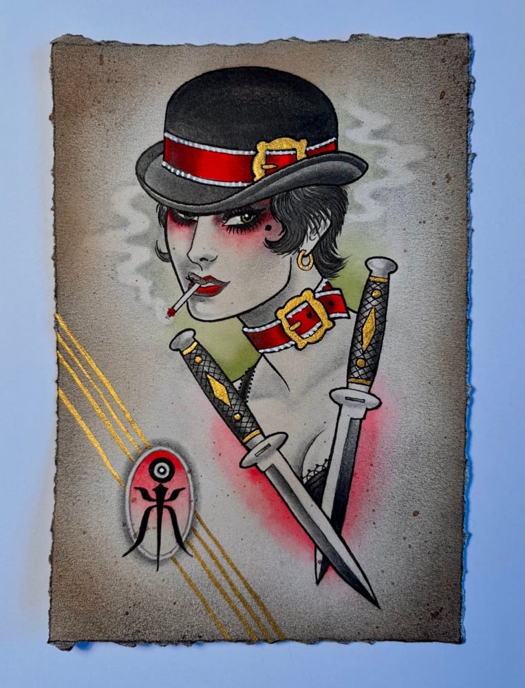 Image of BOWLER HAT GIRL