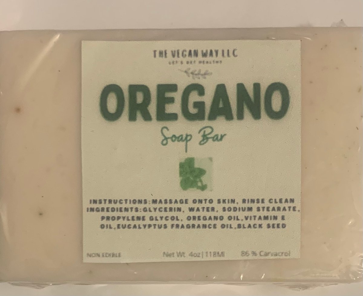 Oregano soap bar The Vegan way