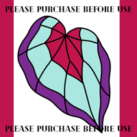 Image 1 of PATTERN - BEGONIA LEAF