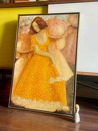 Image 2 of “Les Ombrelles”, Oil on Acrylic Base Painting on Canvas