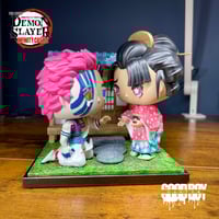 Image 1 of Custom Hakuji (Akaza) and Koyuki moment 