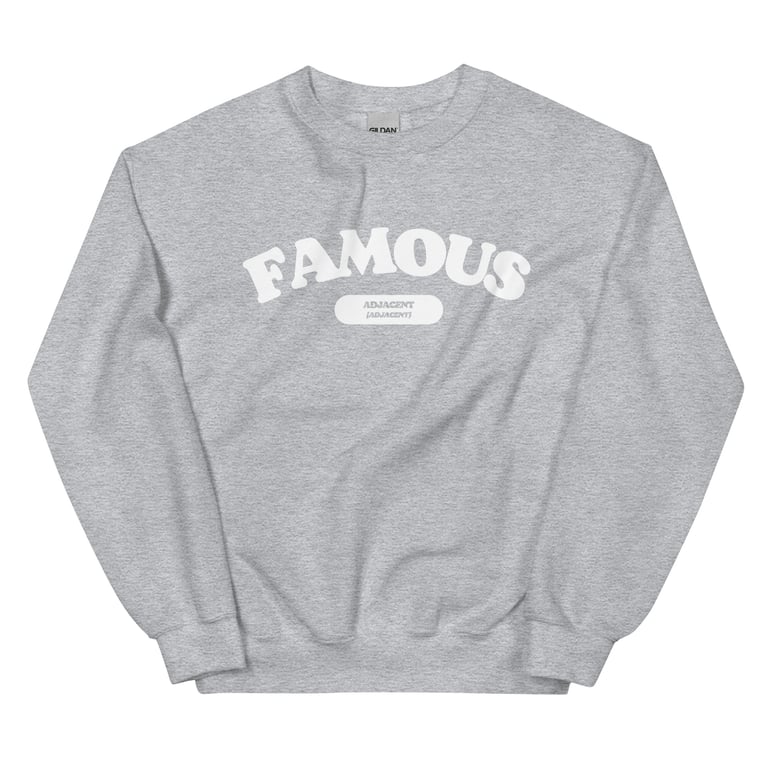Famous Adjacent (Adjacent) (Simple Design) Sweatshirt Image 3