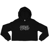 Image 2 of WOMENS EMBROIDERED CROP HOODIE