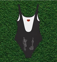 Image 3 of "Knotty in Tucson" One-Piece Swimsuit (charcoal)