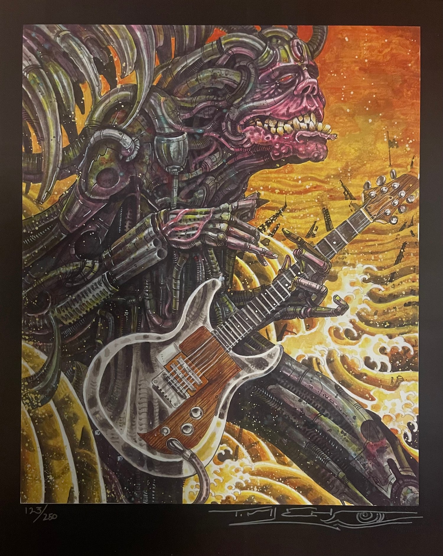 Image of Tim Lehi "Apocalypse Rust Rock Beast" Signed & Numbered Poster