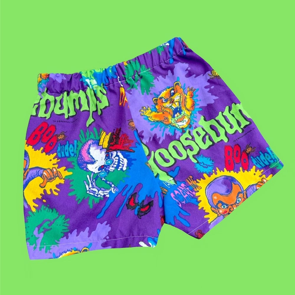 Image of High Waisted Shorts — Green Slime