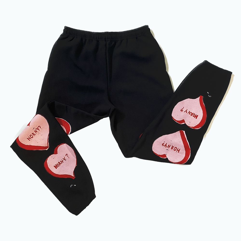 Horny Sweatpants-Black