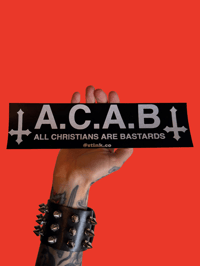 A.C.A.B  Bumper Sticker