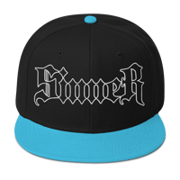 Image 4 of Pirate Die Snapback Hat