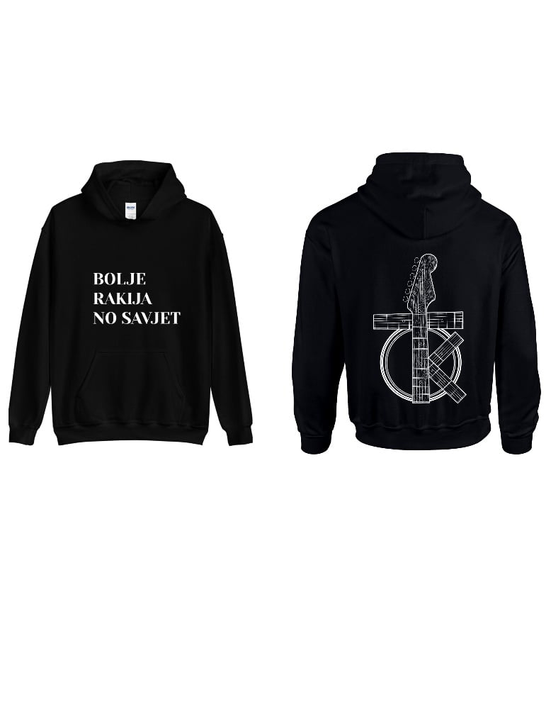 Image of Tibor "bolje rakija no savjet" hoodie BK