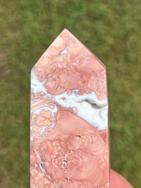 Image 2 of Pink Petal Agate Tower #2464