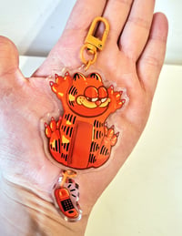 Image 2 of Garfield phone keychain