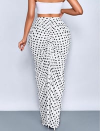 Image 3 of Polka ruched skirt