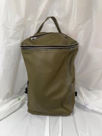 Image 1 of Cowhide Backpack (Green)