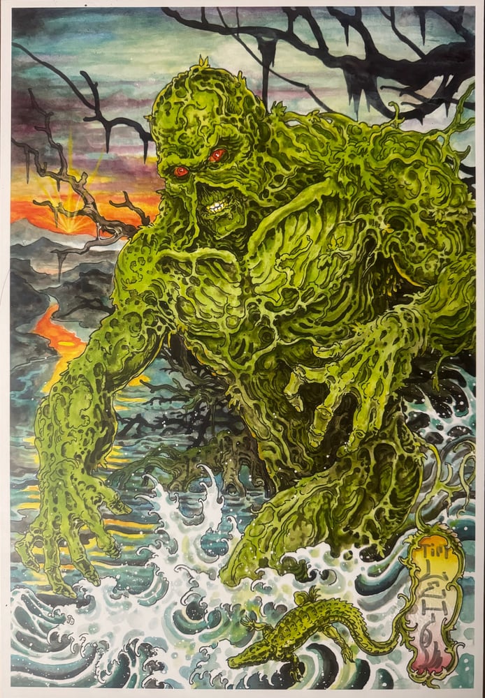 Image of Tim Lehi "Sunset Swampy" Signed Print