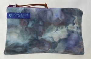 Image of Ice dyed zipper pouch 1-4