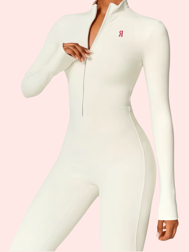 Image of CREAM BODY SUIT (LONG)