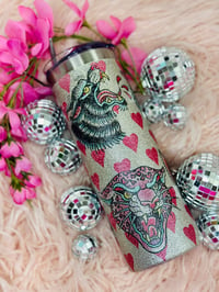 Image 1 of Animal Heads Glitter Tumbler