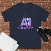 Image 3 of AI Savvy Adult's classic tee