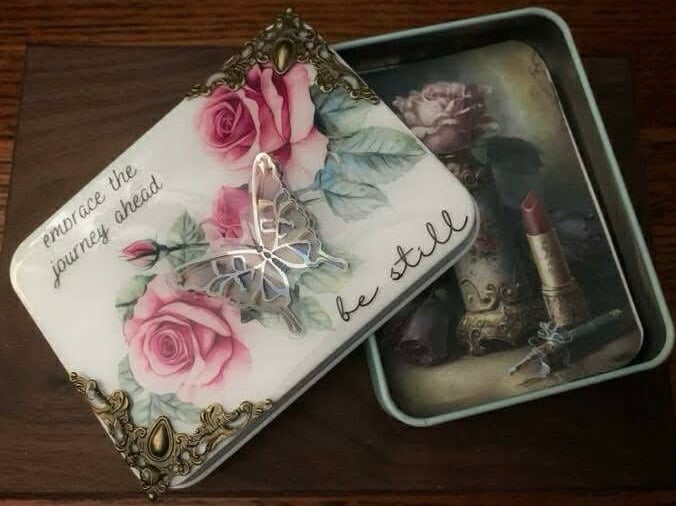 Image of Skylar’s Foundation/ Shabby Sheek Tin Box w/Note Cards