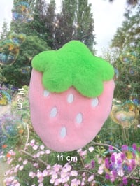 Image 2 of  strawberry plush pouch