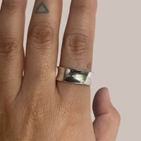 Image 1 of sin miedo silver ring