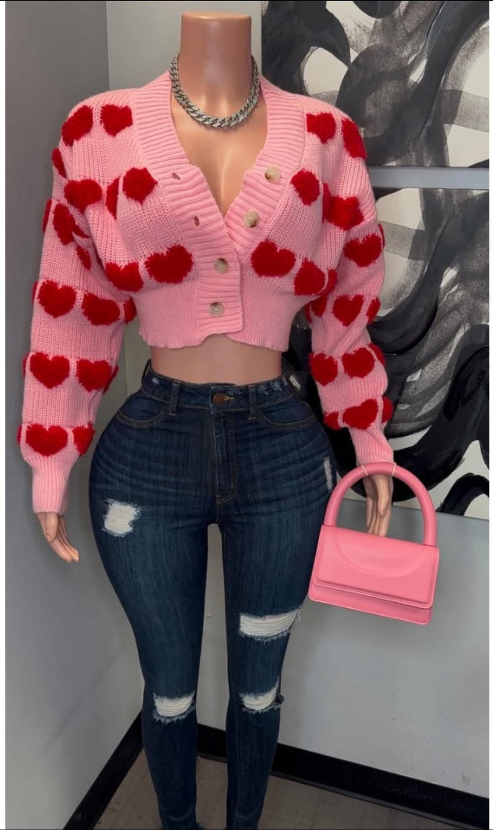 Heart sweater