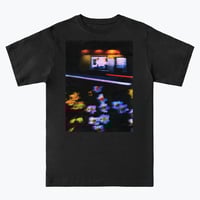 Image 1 of NIGHT DRIVE DAFFODILS - classic black tee