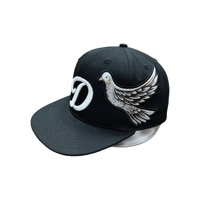 Image 4 of Double dove black SnapBack 