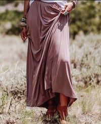 Image 3 of Perfect Pocket Maxi Skirt - Mocha