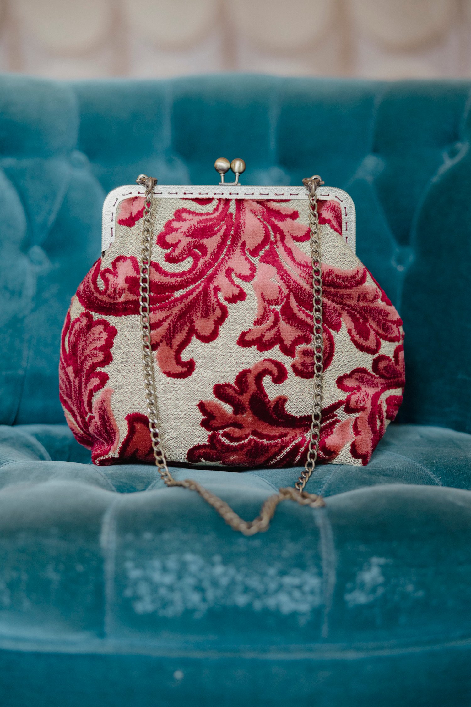 Image of Giuggiola Bag Damasco Rosso
