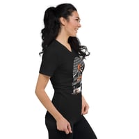 Image 3 of Halloween Hearse Ride Unisex V-Neck