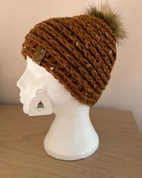 Image 4 of Super Chunky Bobble Hat in Stock