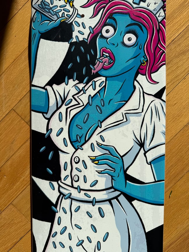 NOFX Skateboard Pump Up The Valuum Skate Deck 