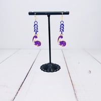 Image 4 of Pastel Brontosaurus Earrings
